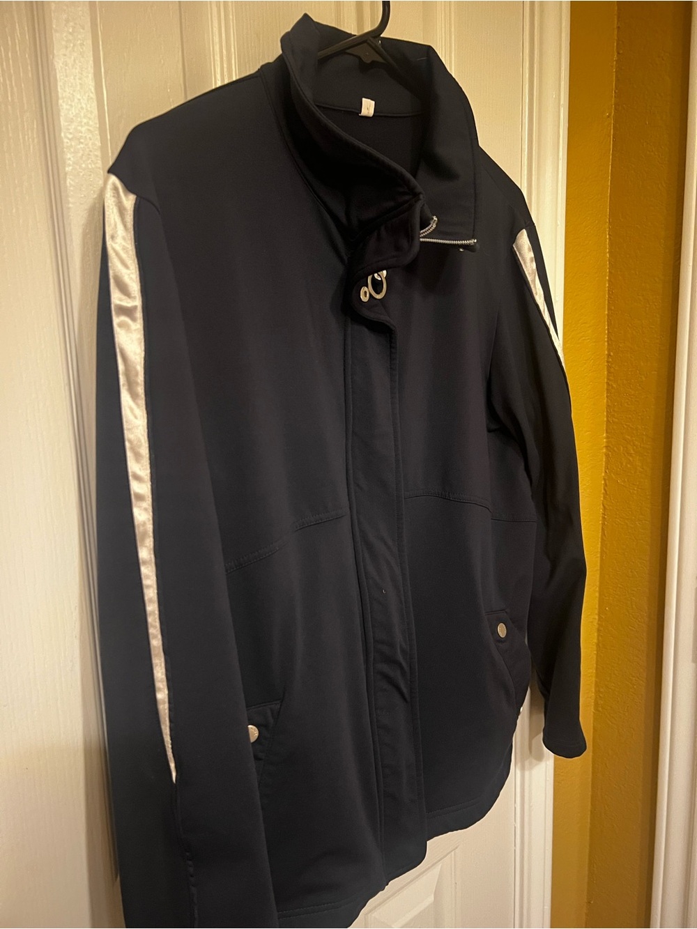 Tail Tech ThermoCool Pro Performance Jacket Black Silver Golf Tennis, Size L - Picture 3 of 12